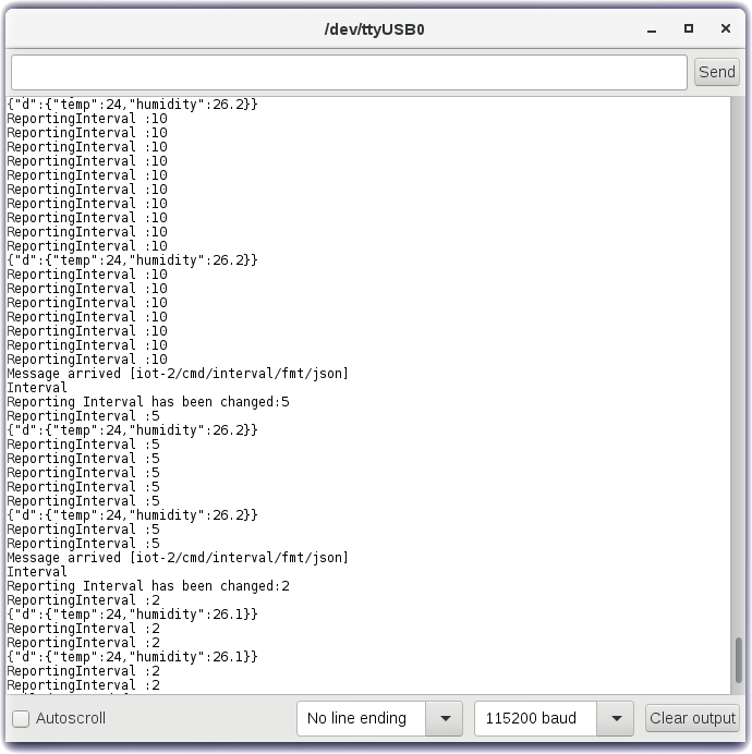 Arduino Serial Monitor